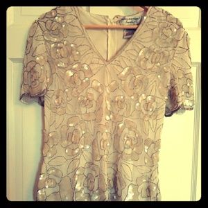 Papelle boutique evening sequined blouse